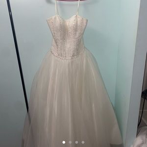 White Ballgown Dress